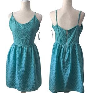 Bar III Women's Aqua Teal Sleeveless Travel Vacation Sun Dress Size XXL